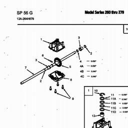 MTD SP 56 G spare parts