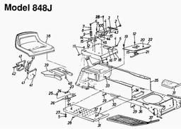 LAWNFLITE (1990) 139-658C611/548 spare parts