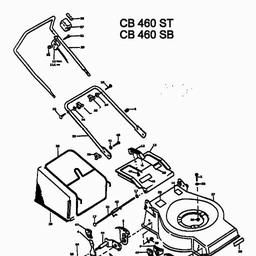 MTD CB 460 SB spare parts