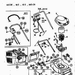 MTD 46 E spare parts