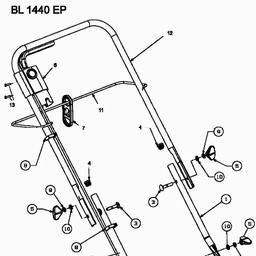 Bolens BL 1440 EP spare parts