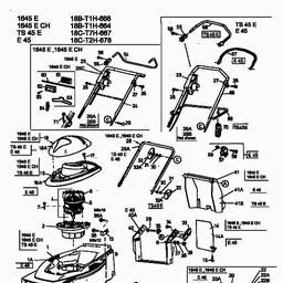 MTD E 45 spare parts