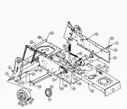 LAWNFLITE (1997) 19-096 38" Deck Multch Kit spare parts