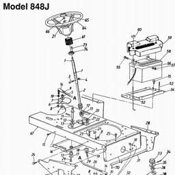 LAWNFLITE (1990) 140-848J611/828 spare parts