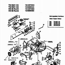 Yard-Man YM 6021 CK spare parts