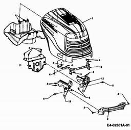 CUB CADET CC 1527 spare parts