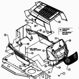 Yard-Man TE 4125 spare parts