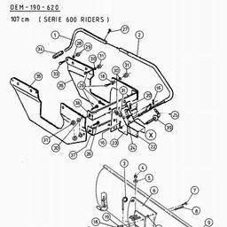 LAWNFLITE (2001) 190-620 / 190-620-000 spare parts