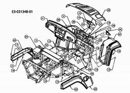 CUB CADET 4x4 Camostyle spare parts