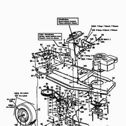 MTD B 128 spare parts