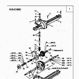 MTD B 128 spare parts