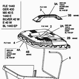 MTD E 40 W spare parts