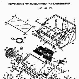 MTD 45-02601  (190-163-000) spare parts