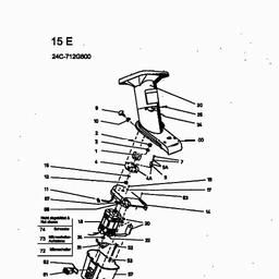 MTD 15 E spare parts