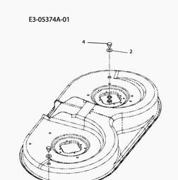 MTD LE 135 H spare parts