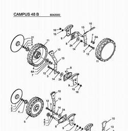 Wolf-Garten Campus 48 B spare parts