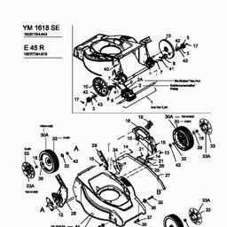 Yard-Man YM 1618 SE spare parts