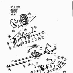 MTD 48 SPMT spare parts