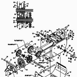 MTD E 640 F spare parts