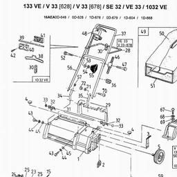 LAWNFLITE (1999) V33 / 16AEAD678 spare parts