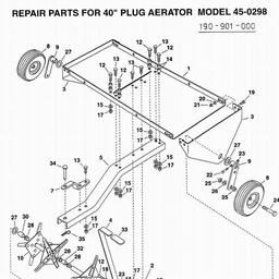 AGRIFAB (2001) 45-0298 / 190-901-000 spare parts