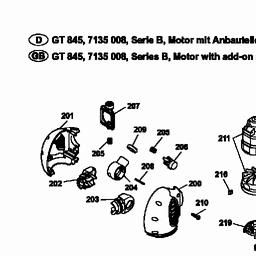 Wolf-Garten GT 845 spare parts