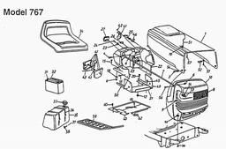 MOWMASTER (2000) RH125 / 13C3760N659 spare parts