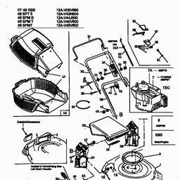 MTD 48 SPMT spare parts