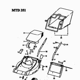 MTD 351 P spare parts