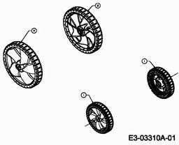 MTD SP 53 GHW spare parts
