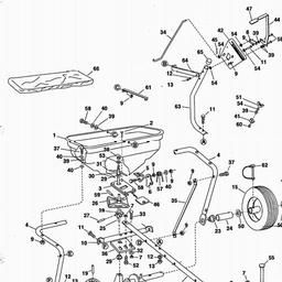 AGRIFAB BROADCAST SPREADER 45-01871, 45-02142, 45-02151, 4 spare parts