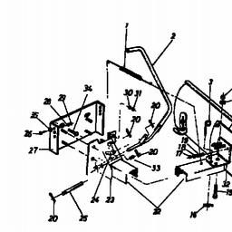 MTD 485 - 42"/107cm for 300, 400, 600 series to 1999 spare parts