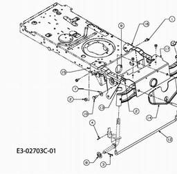 MTD PLATINUM SD 25/107 H spare parts