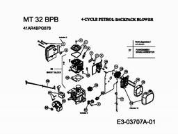 MTD MT 32 BPB spare parts