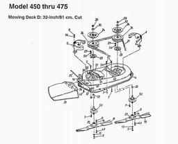 LAWNFLITE (1997) 19-096 38" Deck Multch Kit spare parts