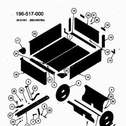 MTD 25-01251  (196-517-000) spare parts