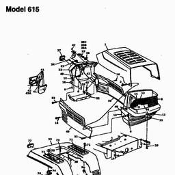 MTD 16/107 spare parts