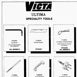 VICTA Quick Ref. Old Models 1987 - 1995 spare parts