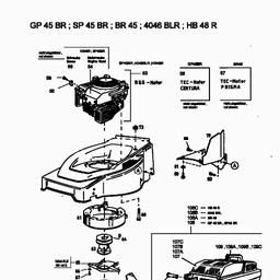 Gutbrod HB 48 R spare parts