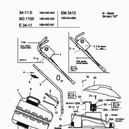 MTD 34-11 E spare parts