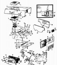 LAWNFLITE (1991) 131-658F611/558 spare parts