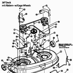 MTD 12/96 T spare parts