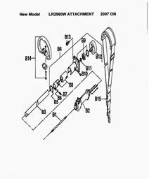 LAWNFLITE (2008) LR2560W07ON spare parts