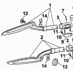 Wolf-Garten Tubulure d'admission spare parts