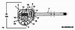 MTD E 640 F spare parts