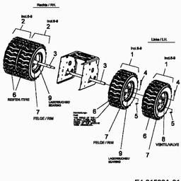 CUB CADET 945 SWE spare parts