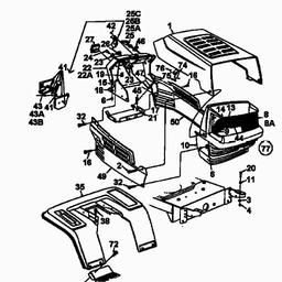 MTD H 130 spare parts