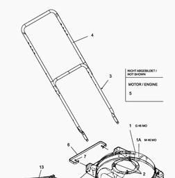 MTD G 46 MO spare parts