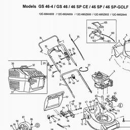 MOWMASTER (2000) 46SP / 12C-685Z600 spare parts