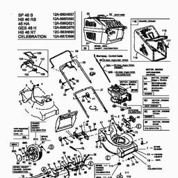 MTD GES 46 H spare parts